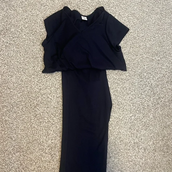 Cabi Genius Jumpsuit Navy Blue V-Neck Large - Picture 4 of 5